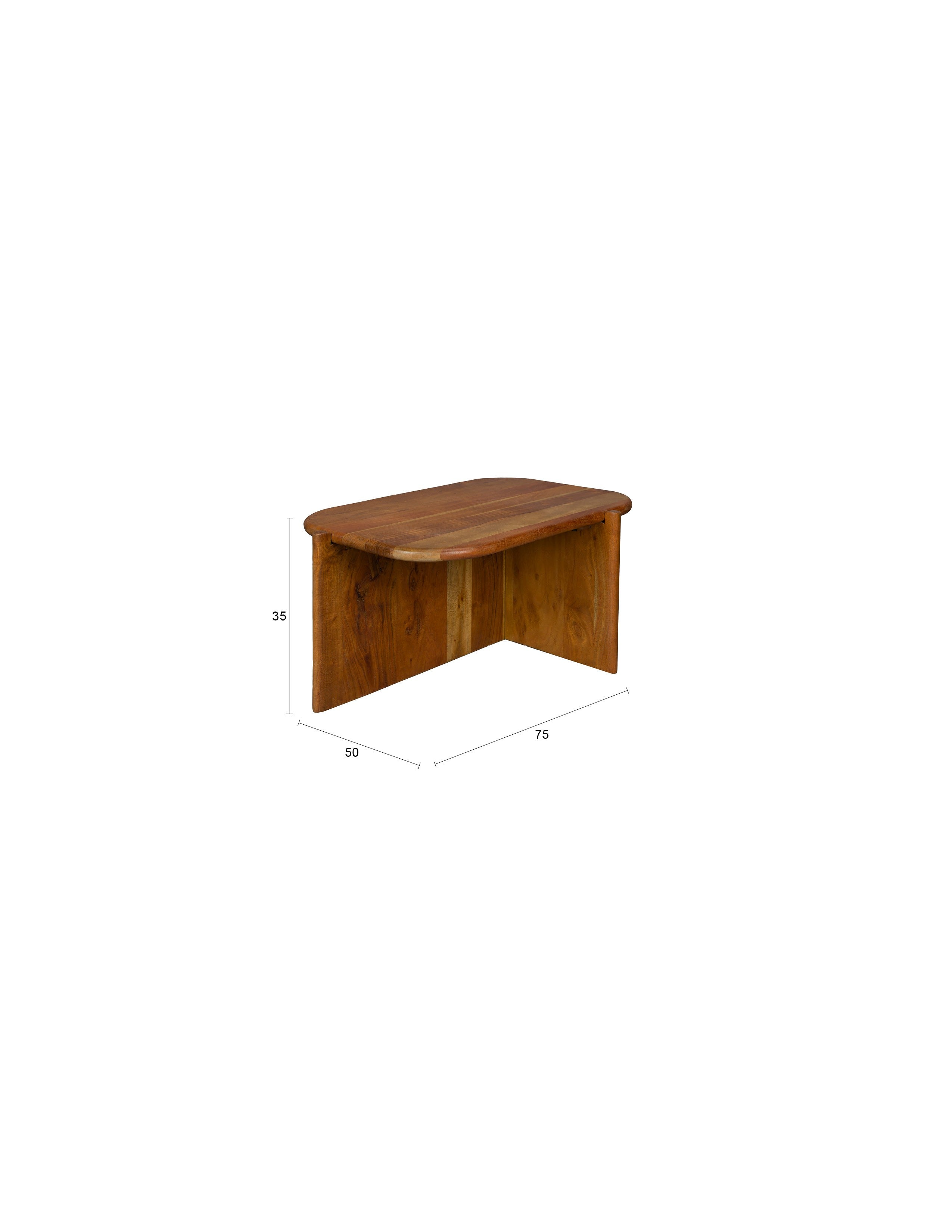 Dutchbone Feller Brown Mango Wood Side Table